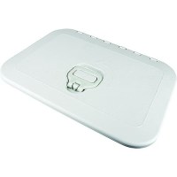 Sea-Dog 3365203 Triple Latch Rectangular Marine Hatch, White - 336520-3 - 354-3365203F1