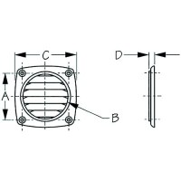 Sea-Dog 337416 Flush Hose Vent, 4