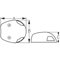 Seadog Waterproof Led Combination Bow Light | Uscg 1 Nm Approved | #8 Fastener | 67 Ip Rating - 400058-1 - 354-4000581F1
