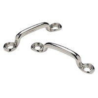 Seachoice Multi-Purpose Nickel-Plated Brass 1-7/32 In. Eye Straps, Set Of 4 - 28841 - 50-28841F1