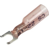 Seachoice 64054 3-To-1 Heat Shrink Spade Terminal - 22-18 Ga., #10 Stud, 25/Bag - 64054 - 50-64054F1