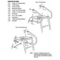 Seachoice Universal Swim Platform With Under Mount Telescoping Ladder - 71211 - 50-71211F1