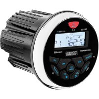 Seachoice 72104 Bluetooth® In-Dash Marine Gauge Stereo, Round Face - Mgr350Bsc - 50-72104F1