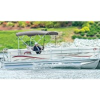 Carver 48 High 4 Bow Square Tube Pontoon Ups-Able Bimini Top Kit, 96