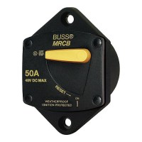 Blue Sea Systems 7036 187 Series Dc Circuit Breaker - Panel Mount, 30 Amps - 7036-Bss - 661-7036F1