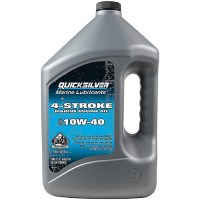 Quicksilver 92-8M0148477 4-Stroke Fc-W Marine Engine Oil 10W-40, Gal., 3/Case - 8M0148477 - 710-92-8M0148477F1