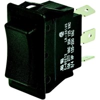 Bep 1001709 Rocker Switch, Off-(On), Spst, 1/4